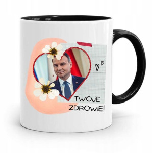 Kubek Czarny Prezydenta Andrzej Duda Twoje Zdrowie