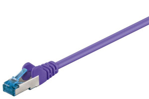 Kabel LAN Patchcord CAT 6A S/FTP fioletowy 1,5m