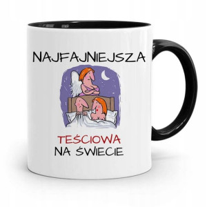 Kubek Czarny Teściowej Najfajniejsza Na Świecie