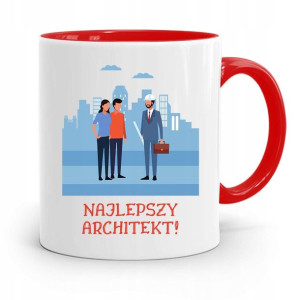 Kubek Czerwony Architekta Najlepszy Architekt