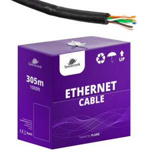 Skrętka CAT5e U/UTP AWG24 CU PVC+PE 5.3 Fca 305m