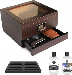 Ręcznie Wykonany Nawilżacz Humidor Cedrowy