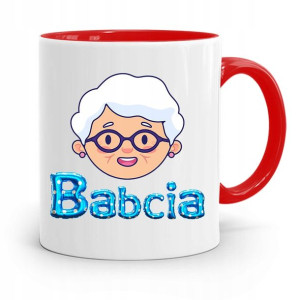Kubek Czerwony Dla Babci Babcia