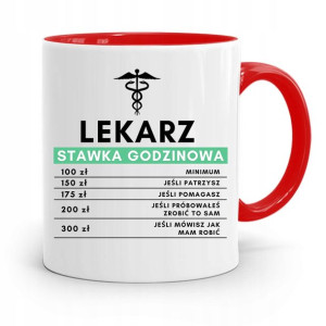 Kubek Czerwony Dla Doktora Stawka Godzinowa