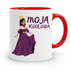 Kubek Czerwony Dla Dziewczyny Moja Królowa