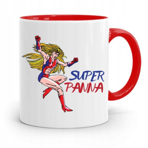 Kubek Czerwony Dla Dziewczyny Super Panna