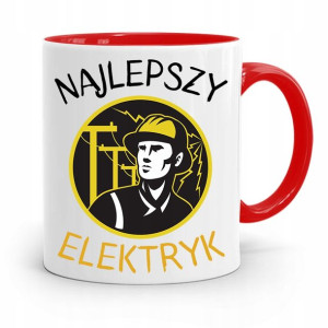 Kubek Czerwony Dla Elektryka Najlepszy Elektryk