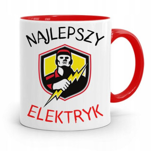 Kubek Czerwony Dla Elektryka Najlepszy Elektryk