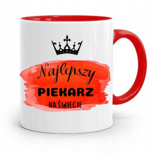 Kubek Czerwony Dla Piekarza Najlepszy Na Świecie