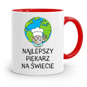 Kubek Czerwony Dla Piekarza Najlepszy Piekarz