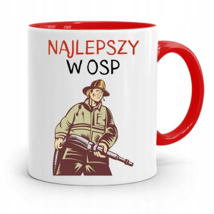 Kubek Czerwony Dla Strażaka Najlepszy W Osp