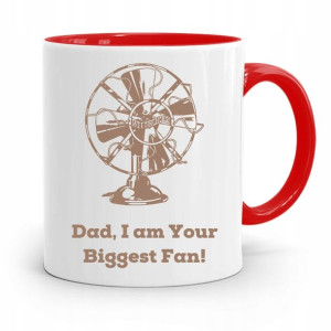 Kubek Czerwony Dla Taty Ojca Dad I Am Biggest Fan