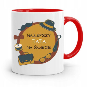 Kubek Czerwony Dla Taty Ojca Najlepszy Tata