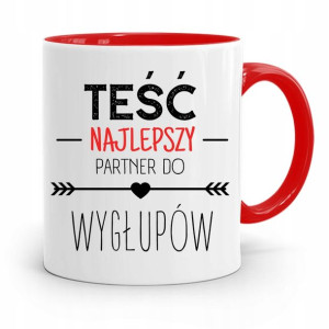 Kubek Czerwony Dla Teścia Najlepszy Do Wygłupów