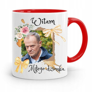 Kubek Czerwony Donald Tusk Po Platforma Prezent