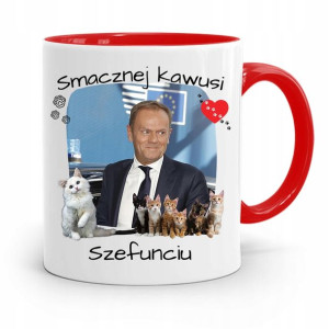 Kubek Czerwony Donald Tusk Po Platforma Prezent