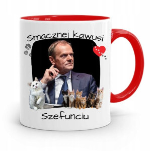 Kubek Czerwony Donald Tusk Po Platforma Prezent