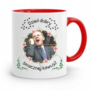 Kubek Czerwony Donald Tusk Po Platforma Prezent