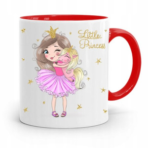 Kubek Czerwony Dzień Dziecka Little Princess