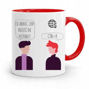 Kubek Czerwony Informatyka Programisty Ctrl + H