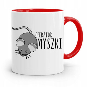 Kubek Czerwony Informatyka Programisty Operator