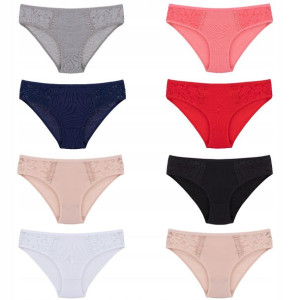8x Figi Majtki Damskie Bawełniane Rozmiar Xl