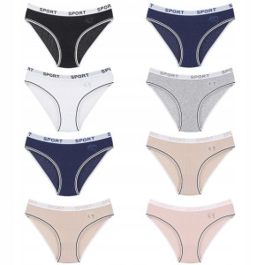8x Figi Majtki Damskie Bawełniane Rozmiar Xl