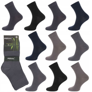 10pak Skarpety Bambusowe Męskie Mix 40-43