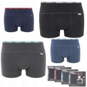 4x Bokserki Bawełniane Męskie C+3 Rozmiar 4xl