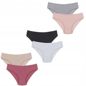 6x Majtki Damskie Figi Bawełniane Rozmiar Xl