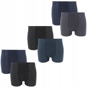 6x Bokserki Bambusowe Majtki Męskie Rozmiar Xxxl