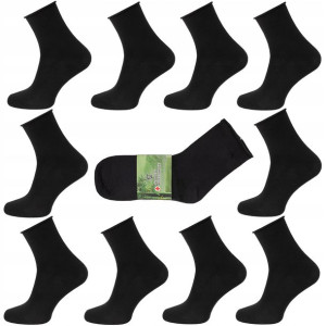 10x Skarpety Bambusowe Bezuciskowe Rozmiar 40-43