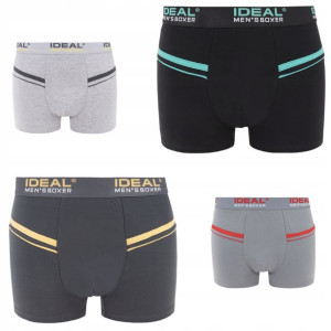 4x Bokserki Bawełniane Męskie Ideal Rozmiar Xl