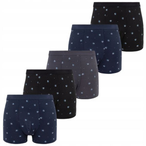 5x Bokserki Bambusowe Antybakteryjne Rozmiar 4xl