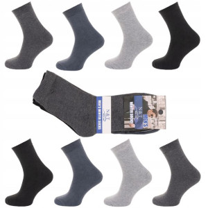 8x Skarpety Ciepłe Gruba Bawełna Termo 40-43