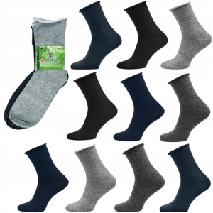 10x Skarpety Mix Bezuciskowe Bambusowe 40-43