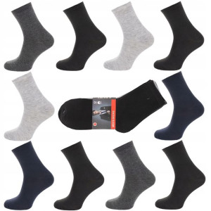 10x Skarpety Mix Męskie Bawełna Rozmiar 40-43