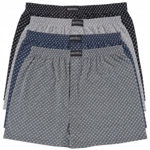 4x Bokserki Luźne 100% Bawełna Mantegz Rozmiar L