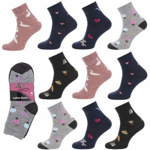 10x Skarpety Bawełniane Damskie Rozmiar 39-41