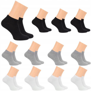 24x Stopki Skarpetki Męskie Bawełniane Mix 39-42