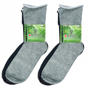 20x Skarpety Bezuciskowe Bambusowe Mix 43-46