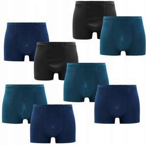 8x Bokserki Męskie Bambusowe Antybakteryjne 4xl