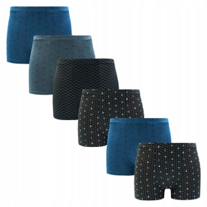 6x BOKSERKI BAMBUSOWE Męskie Antybakteryjne 6XL