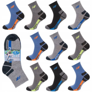 10x SKARPETY BAWEŁNIANE SPORTOWE różne wzory 40-43