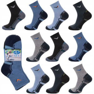 10x SKARPETY BAWEŁNIANE SPORTOWE różne wzory 40-43