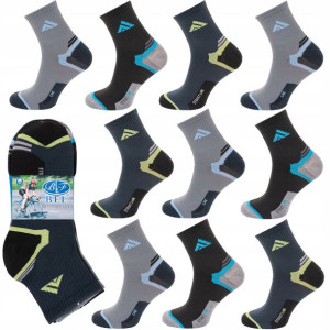 10x SKARPETY BAWEŁNIANE SPORTOWE różne wzory 40-43