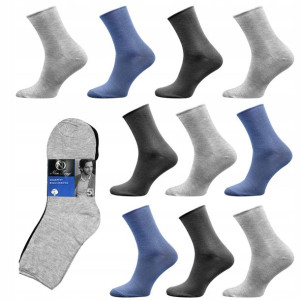 10x Skarpety Bezuciskowe Bawełniane Mix 40-43