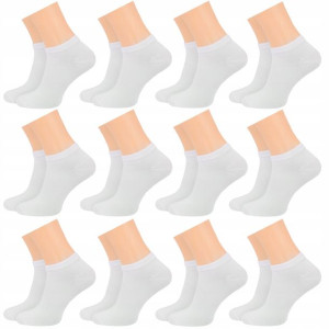 12x STOPKI BAWEŁNA męskie skarpetki niskie 40-43