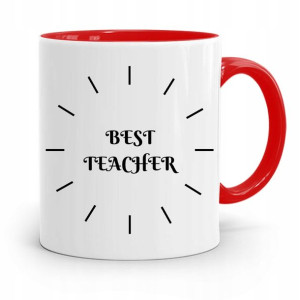 Kubek Czerwony Na Dzień Nauczyciela Best Teacher