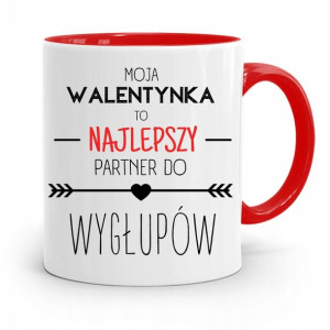 Kubek Czerwony Na Walentynki Najlepszy Partner